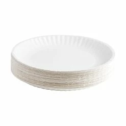 Best Sale ⌛ Perk™ Economy Paper Plates, 9", White, 1000/Carton (PK56516CT) 🤩 -Coffee Sales Store unnamed file 3691