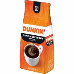 Deals 🔥 Dunkin' Dunkin’ Midnight Dark Roast Ground Coffee, 11 Oz. Bag (SMU00076) 👍