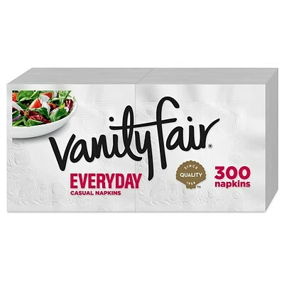 Promo ❤️ Disposable Napkins Vanity Fair Everyday Luncheon Napkins, 2-Ply, White, 300/Pack (35503/14) ✔️ 2 Promo ❤️ Disposable Napkins Vanity Fair Everyday Luncheon Napkins, 2-Ply, White, 300/Pack (35503/14) ✔️ - Image 2