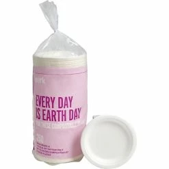 Discount ✨ Perk™ Compostable Paper Plates, 6", White, 250/Pack (PK56337) ⌛