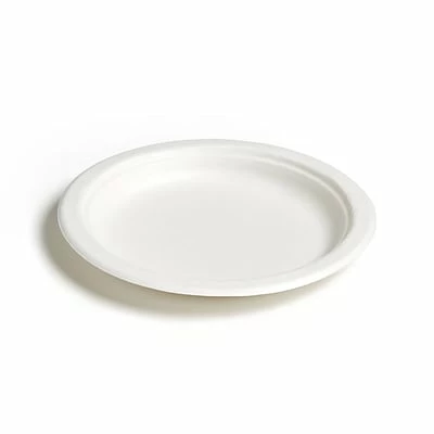 Discount ✨ Perk™ Compostable Paper Plates, 6", White, 250/Pack (PK56337) ⌛ 3 Discount ✨ Perk™ Compostable Paper Plates, 6", White, 250/Pack (PK56337) ⌛ - Image 3