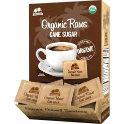 Best Sale 👍 Maui Brand Sugar & Sweeteners Tropically Grown Organic Raws Cane Sugar, 200/Box (83035) 🥰