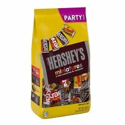 Cheapest ❤️ Candy & Chocolate HERSHEY'S Miniatures Assorted Chocolate 🍬 Candy Bars, Individually Wrapped, 35.9 Oz, Bulk Party Pack (HEC21458) ⌛