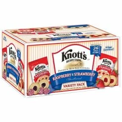 Best Pirce 🤩 Snacks Knott's Berry Farm Raspberry And Strawberry Variety Club Pack, 36 Count (BIS59638) 🧨
