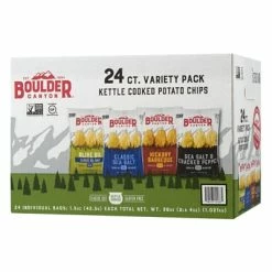 Deals 🎁 Boulder Canyon Chips, Variety, 1.5 Oz., 24/Carton (PBR12283) 🛒
