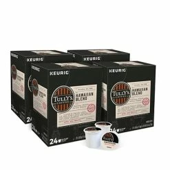Cheap 🛒 K-Cups Tully's Coffee Hawaiian Blend Coffee, Keurig® K-Cup® Pods, Medium Roast, 96/Carton (66064) ⭐