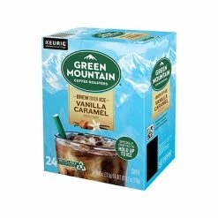 Best deal 🎉 K-Cups Green Mountain Coffee Roasters Brew Over Ice Vanilla Caramel Iced Coffee, Keurig K-Cup Pod, 24/Pack (390283) 🎁 -Coffee Sales Store unnamed file 387