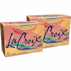 Buy ⭐ Water & Beverages Lacroix Grapefruit Flavored Sparkling Water, 12 Oz., 24/Carton (NAV40120) 💯