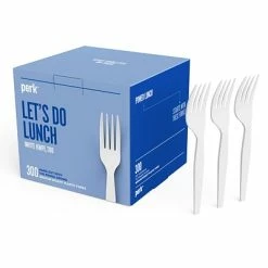Cheapest 🌟 Disposable Cutlery Perk™ Polystyrene Fork, Medium-Weight, White, 300/Pack (PK56401) 🛒