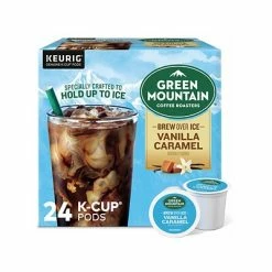 Best deal 🎉 K-Cups Green Mountain Coffee Roasters Brew Over Ice Vanilla Caramel Iced Coffee, Keurig K-Cup Pod, 24/Pack (390283) 🎁 -Coffee Sales Store unnamed file 389