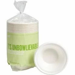 Best reviews of 💯 Perk™ Compostable Paper Bowls, 12 Oz., White, 125/Pack (PK56334) 🔥