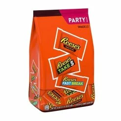 Discount ✨ Candy & Chocolate REESE'S Milk Chocolate Peanut Butter Assortment Snack Size 🍬 Candy, Individually Wrapped, 32.06 Oz, Bulk Party Bag (3400093922) 🤩
