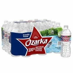 Best Pirce 👏 Ozarka 100% Natural Spring Water, Regular Flavor, 16.9 Oz.,  24/Carton (11476724) 🎉