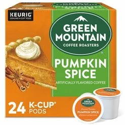 Cheap 🔔 K-Cups Green Mountain Pumpkin Spice Coffee, Keurig® K-Cup® Pods, Light Roast, 24/Box (6758) 🥰