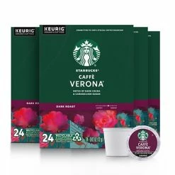 Best Pirce 🧨 K-Cups Starbucks Caffe Verona Coffee, Keurig® K-Cup® Pods, Dark Roast, 96/Carton (09576) 😀