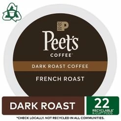Coupon 🤩 K-Cups Peet's Coffee French Roast, Keurig K-Cup Pods, Dark Roast, 22/Box (6545XX) 🔥 -Coffee Sales Store unnamed file 429