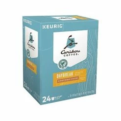 Best Pirce 😍 Caribou Coffee K-Cups Caribou Daybreak Morning Blend Coffee, Keurig K-Cup Pods, Light Roast, 24/Box (6994) 🥰