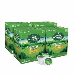 Budget ⌛ K-Cups Green Mountain Breakfast Blend Coffee, Keurig® K-Cup® Pods, Light Roast, 96/Carton (6520) ✨