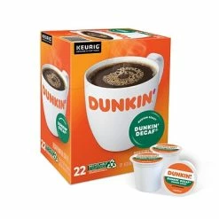 Outlet 👏 K-Cups Dunkin' Donuts Decaf Coffee, Keurig® K-Cup® Pods, Medium Roast, 22/Box (400846) 👍
