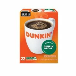 Outlet 👏 K-Cups Dunkin' Donuts Decaf Coffee, Keurig® K-Cup® Pods, Medium Roast, 22/Box (400846) 👍 -Coffee Sales Store unnamed file 462