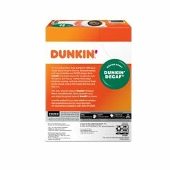 Outlet 👏 K-Cups Dunkin' Donuts Decaf Coffee, Keurig® K-Cup® Pods, Medium Roast, 22/Box (400846) 👍 -Coffee Sales Store unnamed file 464