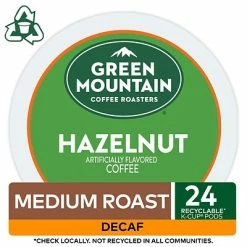 Deals 😀 K-Cups Green Mountain Hazelnut Decaf Coffee, Keurig K-Cup Pods, Light Roast, 24/Box (7792) ⭐ -Coffee Sales Store unnamed file 480