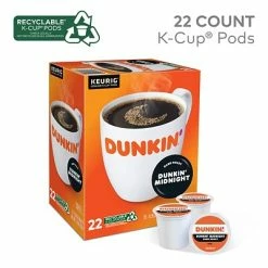 Cheapest 🎁 Dunkin' K-Cups Dunkin Donuts Midnight Coffee, Keurig K-Cup Pods, Dark Roast, 22/Box (400849) 🎉 -Coffee Sales Store unnamed file 508
