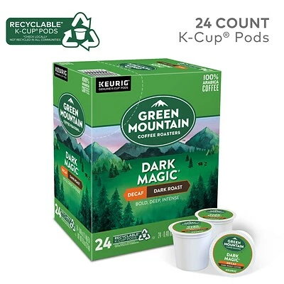 Promo 🤩 K-Cups Green Mountain Dark Magic Decaf Coffee, Keurig K-Cup Pods, Dark Roast, 24/Box (4067) ✨ 2 Promo 🤩 K-Cups Green Mountain Dark Magic Decaf Coffee, Keurig K-Cup Pods, Dark Roast, 24/Box (4067) ✨ - Image 2