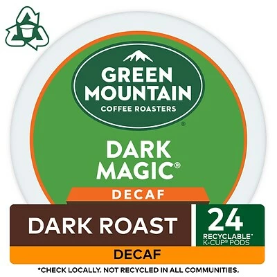 Promo 🤩 K-Cups Green Mountain Dark Magic Decaf Coffee, Keurig K-Cup Pods, Dark Roast, 24/Box (4067) ✨ 3 Promo 🤩 K-Cups Green Mountain Dark Magic Decaf Coffee, Keurig K-Cup Pods, Dark Roast, 24/Box (4067) ✨ - Image 3
