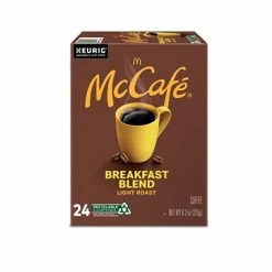 Wholesale 🎉 K-Cups McCafe Breakfast Blend Coffee, Keurig K-Cup Pods, Light Roast, 24/Box (5000201384) 👍
