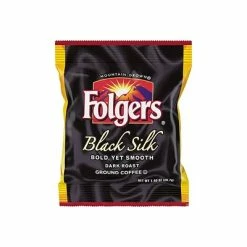 Cheap 😉 Folgers Black Silk Ground Coffee, Dark Roast, 42/Carton (SMU00019) 👍