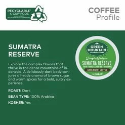 Cheapest 🎁 K-Cups Green Mountain Sumatra Reserve Coffee, Keurig® K-Cup® Pods, Dark Roast, 24/Box (4060) 🥰 -Coffee Sales Store unnamed file 554