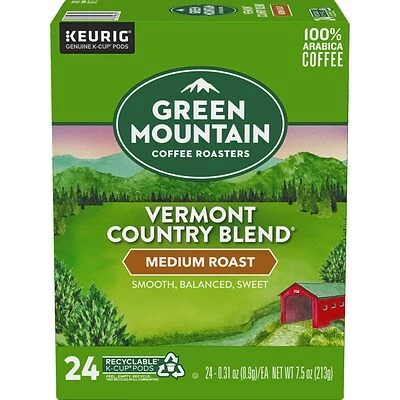 Hot Sale ๐ K-Cups Green Mountain Vermont Country Blend Coffee, Keurig K-Cup Pods, Medium Roast, 24/Box (6602) ๐ 3 Hot Sale ๐ K-Cups Green Mountain Vermont Country Blend Coffee, Keurig K-Cup Pods, Medium Roast, 24/Box (6602) ๐ - Image 3