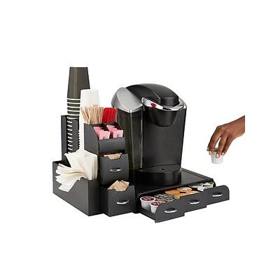 Discount 🎉 Organizers & Dispensers Mind Reader Combine ABS Plastic Coffee Station, Black (CMB02-BLK) 🧨 4 Discount 🎉 Organizers & Dispensers Mind Reader Combine ABS Plastic Coffee Station, Black (CMB02-BLK) 🧨 - Image 4