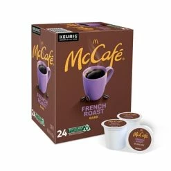Deals 👍 K-Cups McCafe French Roast Coffee, Keurig K-Cup Pods, Dark Roast, 24/Box (5000201378) 🤩