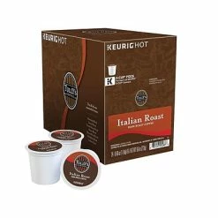 Cheap 🧨 K-Cups Tully's Italian Roast Coffee, Keurig® K-Cup® Pods, Dark Roast, 24/Box (193019) 😀