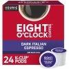 Promo 😉 K-Cups Eight O'Clock Dark Italian Espresso, Keurig® K-Cup® Pods, Dark Roast, 24/Box (6408) ❤️