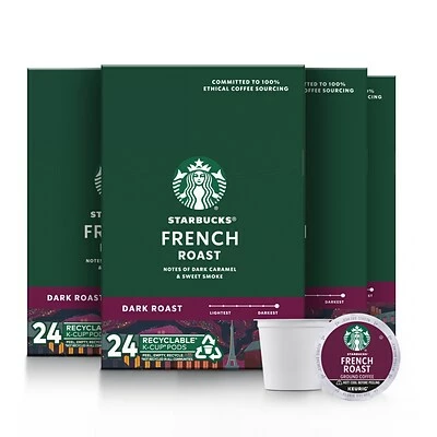 Hot Sale 🧨 K-Cups Starbucks French Roast Coffee, Keurig® K-Cup® Pods, Dark Roast, 96/Carton (10099555097372) ✔️ 1 Hot Sale 🧨 K-Cups Starbucks French Roast Coffee, Keurig® K-Cup® Pods, Dark Roast, 96/Carton (10099555097372) ✔️