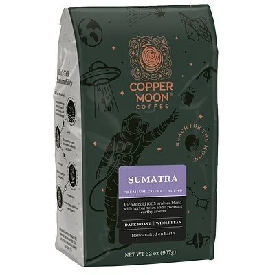 Top 10 🧨 Copper Moon Coffee Copper Moon Sumatra Dark Whole Bean Coffee, Dark Roast, 2 Lb. (260144-BAG) 🔔 1 Top 10 🧨 Copper Moon Coffee Copper Moon Sumatra Dark Whole Bean Coffee, Dark Roast, 2 Lb. (260144-BAG) 🔔