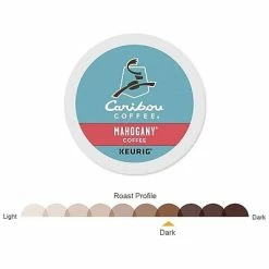 Promo 🎁 Caribou Coffee K-Cups Caribou Mahogany Coffee, Keurig K-Cup Pods, Dark Roast, 96/Carton (10312) 🔔 -Coffee Sales Store unnamed file 709