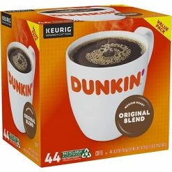 Outlet 🔔 K-Cups Dunkin' Donuts Original Blend Coffee, Keurig® K-Cup® Pods, Medium Roast, 44/Box (006933) ❤️ -Coffee Sales Store unnamed file 730