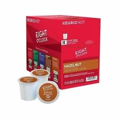 Cheap 🥰 K-Cups Eight O'Clock Hazelnut Coffee, Keurig® K-Cup® Pods, Medium Roast, 24/Box (6406) ❤️