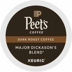 Buy 🔥 Peet's Coffee K-Cups Peet's Major Dickason's Blend Coffee, Keurig K-Cup Pods, Dark Roast, 22/Box (6547) 😀 -Coffee Sales Store unnamed file 77