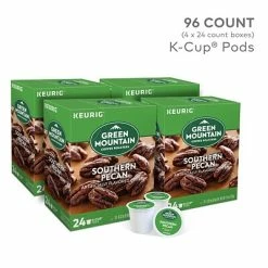 New 💯 K-Cups Green Mountain Southern Pecan Coffee, Keurig® K-Cup® Pods, Light Roast, 96/Carton (67726) 🎉