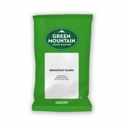 Buy 🎉 Green Mountain Breakfast Blend Ground Coffee Packs, 2.2 Oz., Light Roast, 100/Carton (4432) ❤️