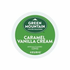 Coupon ⌛ K-Cups Green Mountain Caramel Vanilla Cream Coffee, Keurig® K-Cup® Pods, Light Roast, 96/Carton (GMT6700CT) 👏