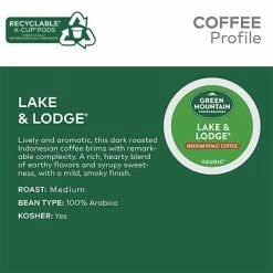 Cheapest 🧨 K-Cups Green Mountain Lake & Lodge Coffee, Keurig K-Cup Pods, Medium Roast, 24/Box (6523) ✨ -Coffee Sales Store unnamed file 864