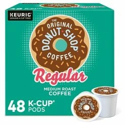 Best reviews of 🎉 K-Cups The Original Donut Shop Regular Keurig Single-Serve K-Cup Pods, Medium Roast Coffee, 48 Count ✨