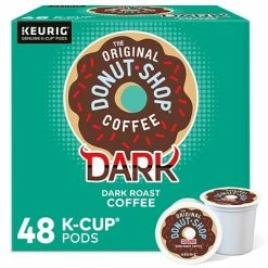 Best reviews of ❤️ K-Cups The Original Donut Shop DARK Coffee, Keurig K-Cup Pod, Dark Roast, 48/Box (5000355634) 💯