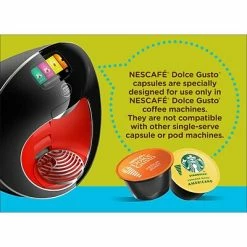 Cheapest 🥰 Nestle Single Serve Cups & Pods NESCAFE Dolce Gusto Caramel Latte Macchiato, Coffee, 16 Pods/Box (NES24306) 👍 -Coffee Sales Store unnamed file 974